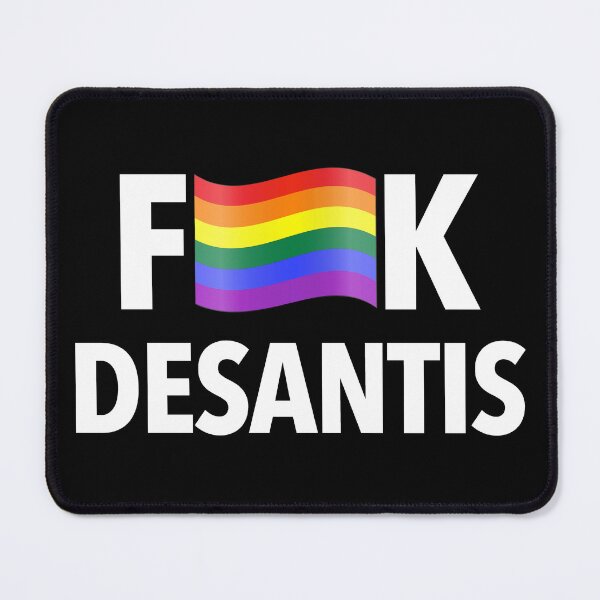 Artikelvorschau, F DeSantis - Zensiert mit einer Gay-Pride-Flagge (weiß) entworfen und verkauft von Thelittlelord.