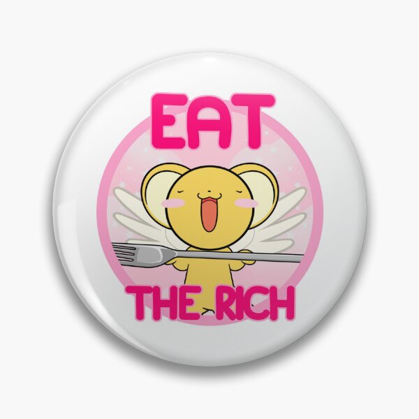 Item preview, Kero Says Eat the Rich Sticker designed and sold by VicenteWeutodd.