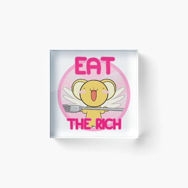 Item preview, Kero Says Eat the Rich Sticker designed and sold by VicenteWeutodd.