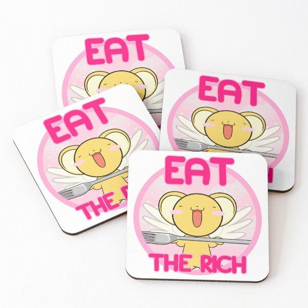 Item preview, Kero Says Eat the Rich Sticker designed and sold by VicenteWeutodd.