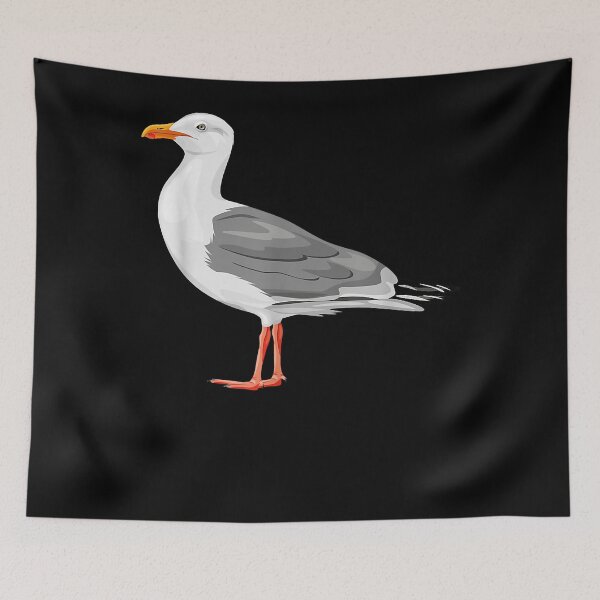 Item preview, Funny Seagull. Ocean Lover and birder designed and sold by YawNkrumah.