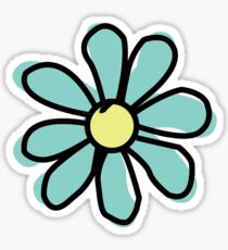 Green Flower Sticker