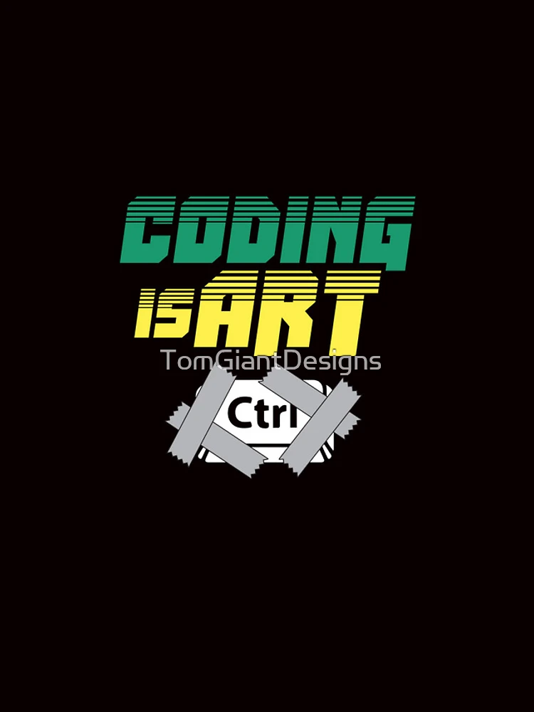 Thumbnail 4 of 4, iPhone Case, Coding Art Coder Programmer Developer Computer Science Nerd designed and sold by TomGiantDesigns.