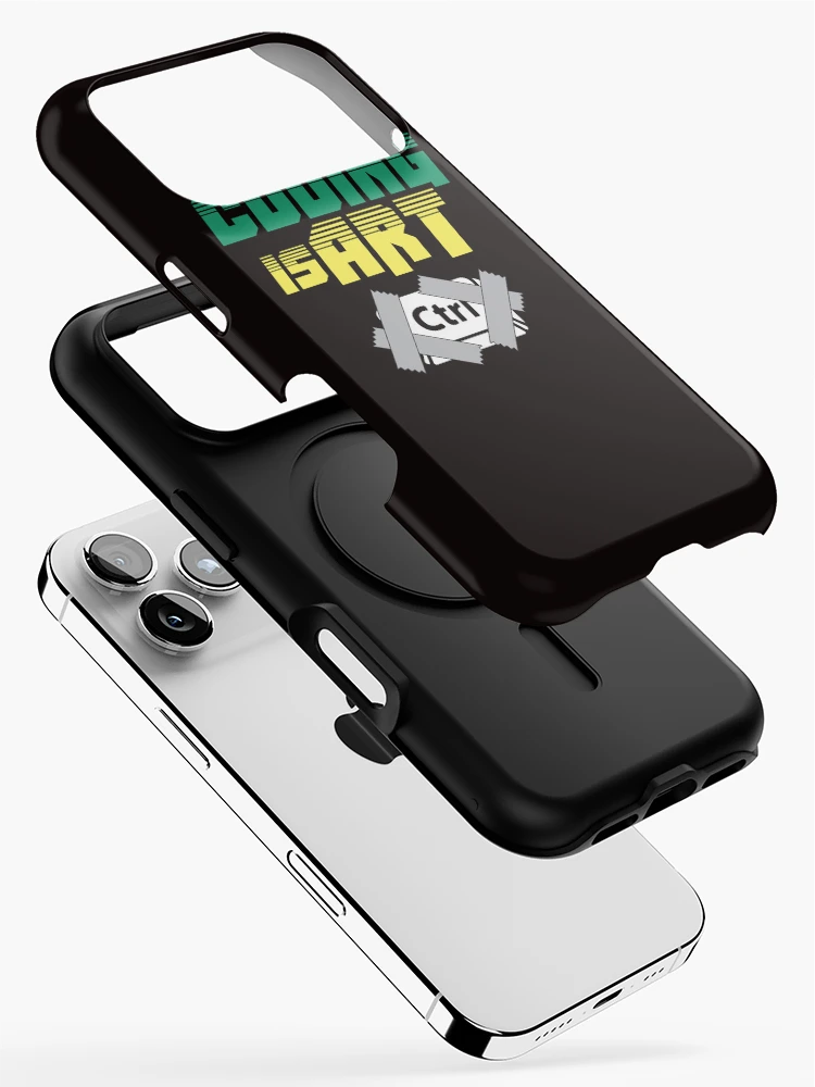 Thumbnail 2 of 4, iPhone Case, Coding Art Coder Programmer Developer Computer Science Nerd designed and sold by TomGiantDesigns.