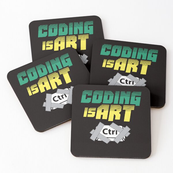 Item preview, Coding Art Coder Programmer Developer Computer Science Nerd designed and sold by TomGiantDesigns.