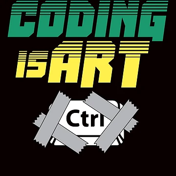 Artwork thumbnail, Coding Art Coder Programmer Developer Computer Science Nerd by TomGiantDesigns