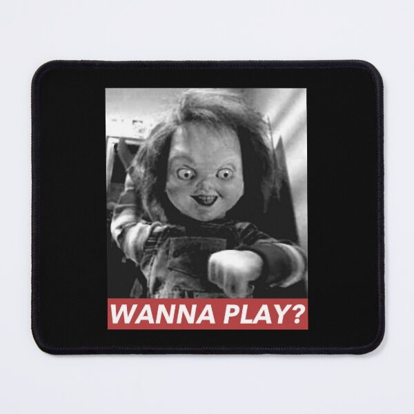 Item preview, Men Women Wanna Play Chucky Black And White Cover designed and sold by MikeBins1998.