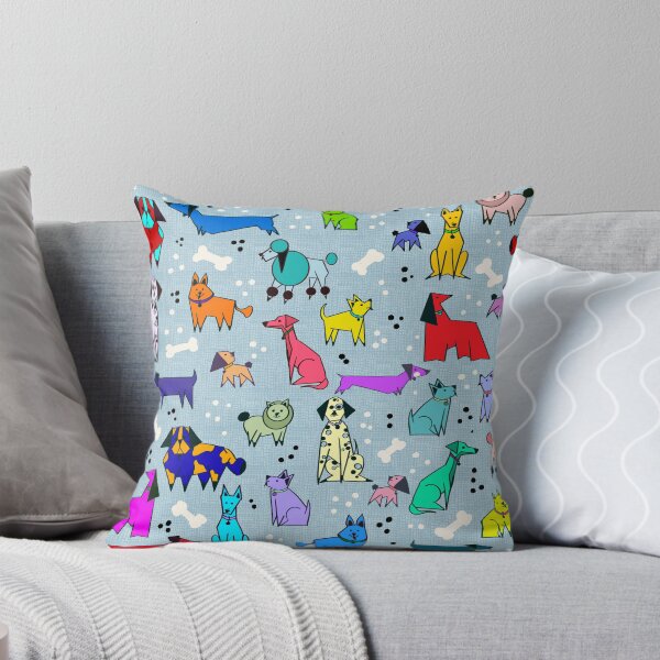 Item preview, Coloured Dogs Blue  designed and sold by Kazartcreations.