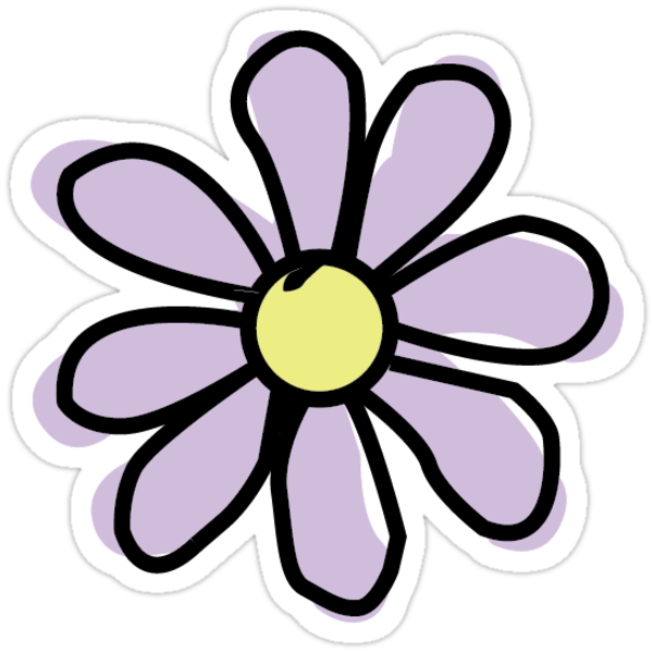 lavender flower stickers by jennaannx11 redbubble