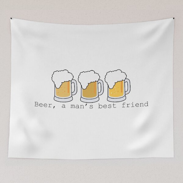Item preview, Beer, A Man's Best Friend designed and sold by ineffablexx.
