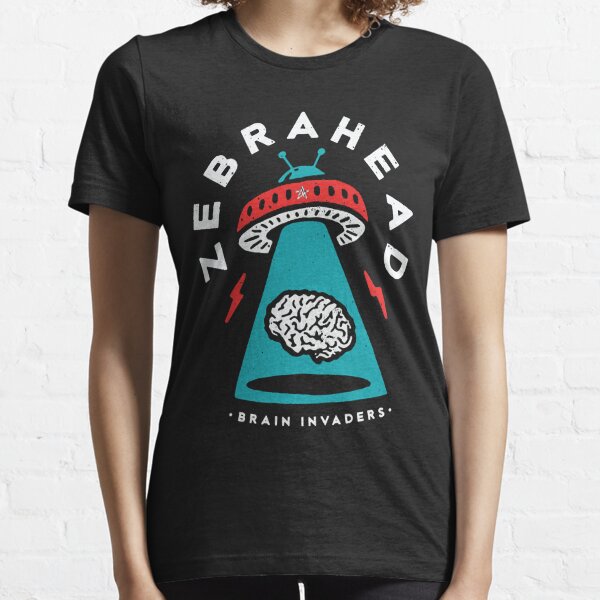 Brain Invaders Zebrakopf Essential T-Shirt