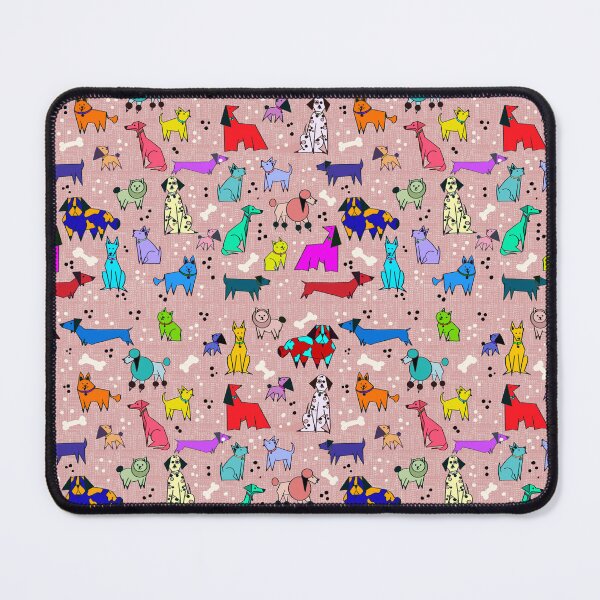 Item preview, Coloured Dogs Pink designed and sold by Kazartcreations.