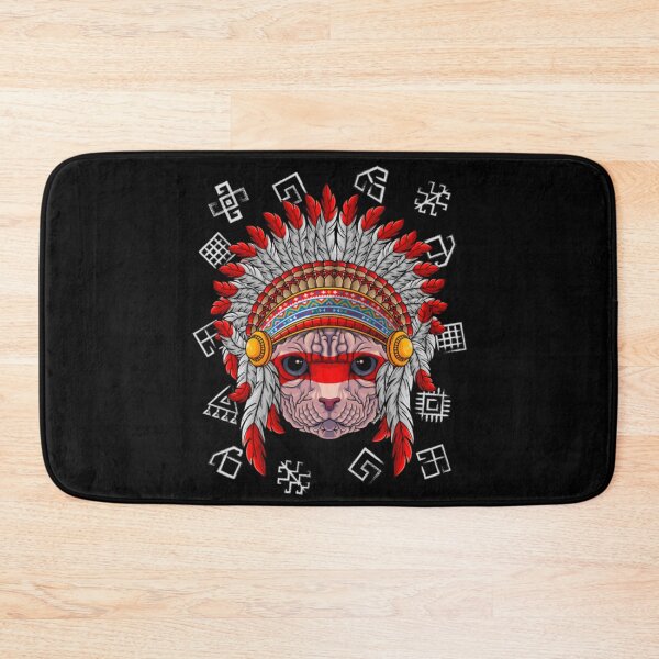 Item preview, Sphynx cat Indian american eagle designed and sold by jackienorfolkal.