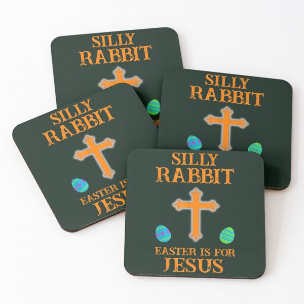 Item preview, silly rabbit easter is for jesus   designed and sold by AlemaArtPrint.