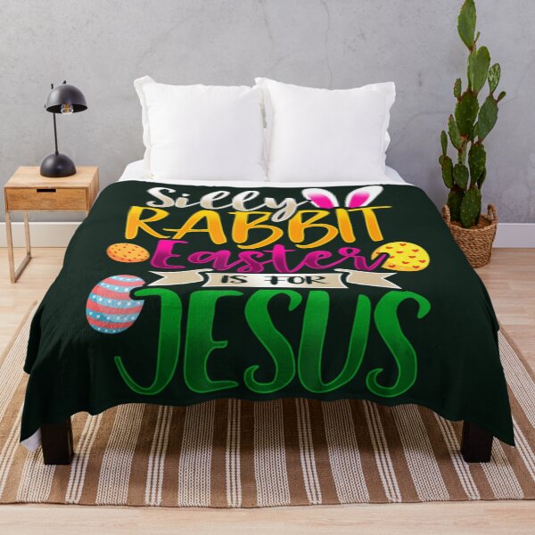 Item preview, Silly Rabbit Easter Is For Jesus Christian designed and sold by AlemaArtPrint.