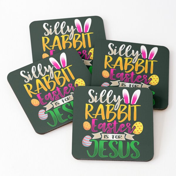Item preview, Silly Rabbit Easter Is For Jesus Christian   designed and sold by AlemaArtPrint.