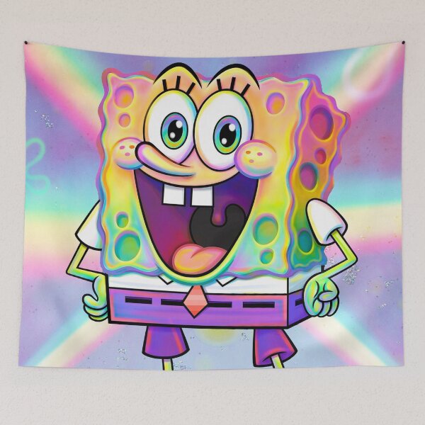 Item preview, SpongeBob | Iridescent & Vibrant Art designed and sold by CollegeArt.