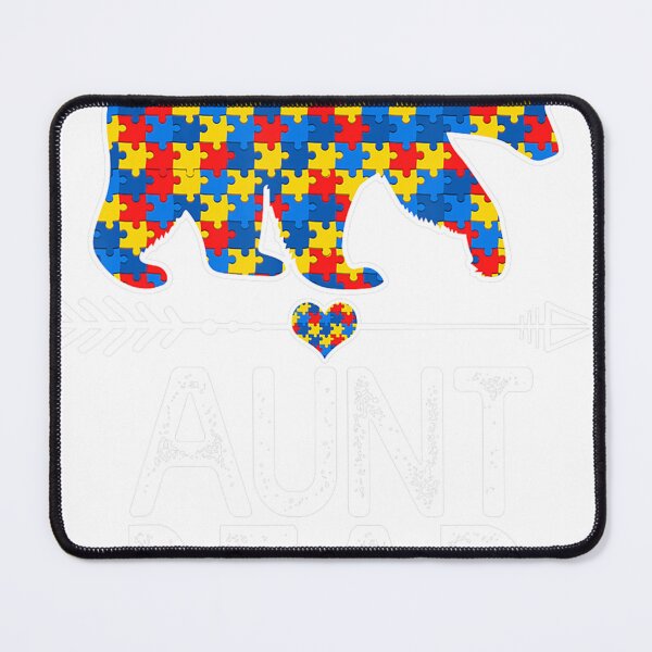 Item preview, Aunt Bear Autism Awareness Puzzle Piece Autistic Womens designed and sold by tornerkanuan.