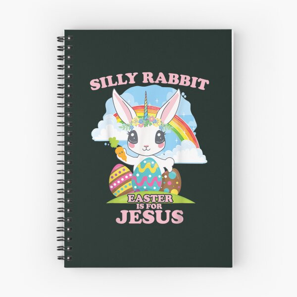 Item preview, Silly Rabbit Easter Is for Jesus Christians Bunny Eggs   designed and sold by AlemaArtPrint.