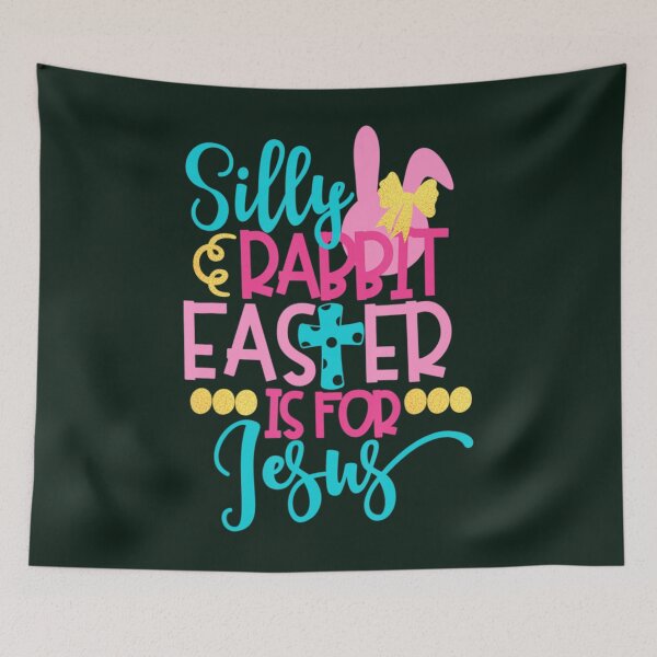 Item preview, Silly Rabbit Easter Is For Jesus Christians Gift    designed and sold by AlemaArtPrint.