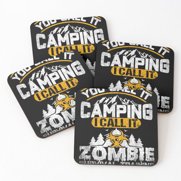 Item preview, Funny Zombie Survival Training Halloween Camping designed and sold by DKshowmaker.