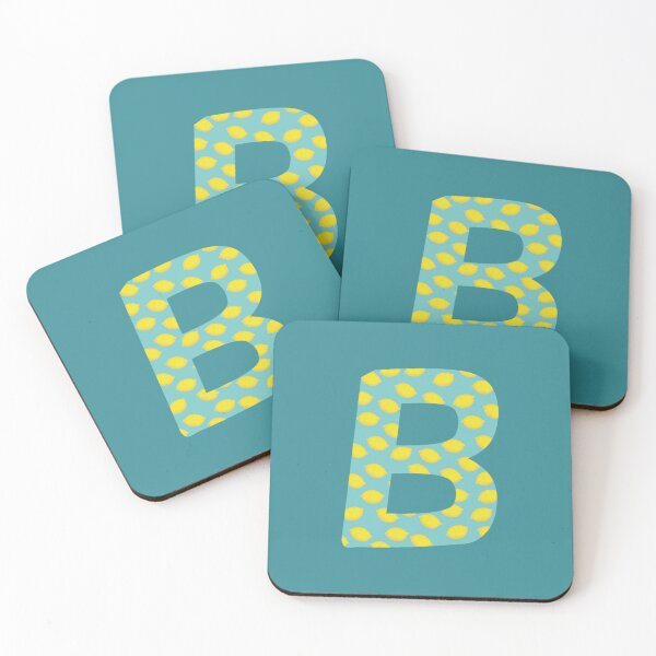 Item preview, Lemon Summer Monogram Alphabet Letter B - Initial designed and sold by Karen Ekdahl.