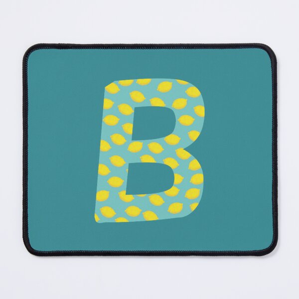 Item preview, Lemon Summer Monogram Alphabet Letter B - Initial designed and sold by Karen Ekdahl.
