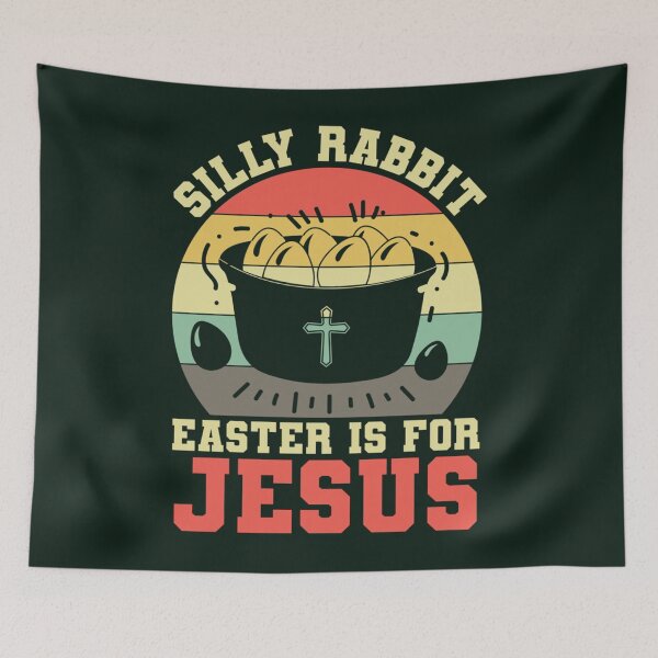 Item preview, Silly Rabbit Easter is for Jesus Easter   designed and sold by AlemaArtPrint.