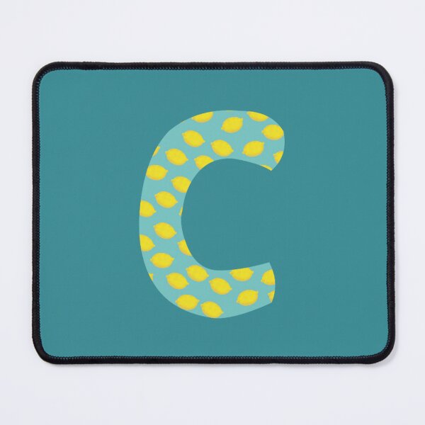 Item preview, Lemon Summer Monogram Alphabet Letter C - Initial designed and sold by Karen Ekdahl.