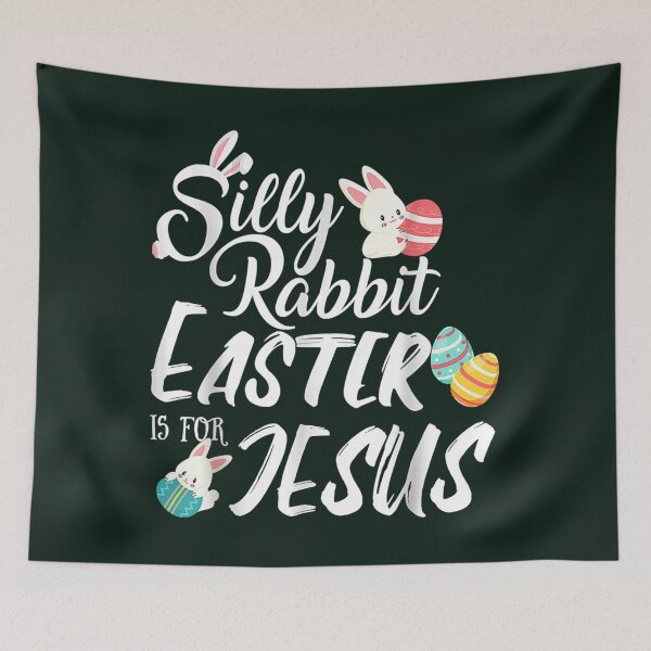 Item preview, Silly Rabbit Easter is for Jesus Easter Day 2021    designed and sold by AlemaArtPrint.