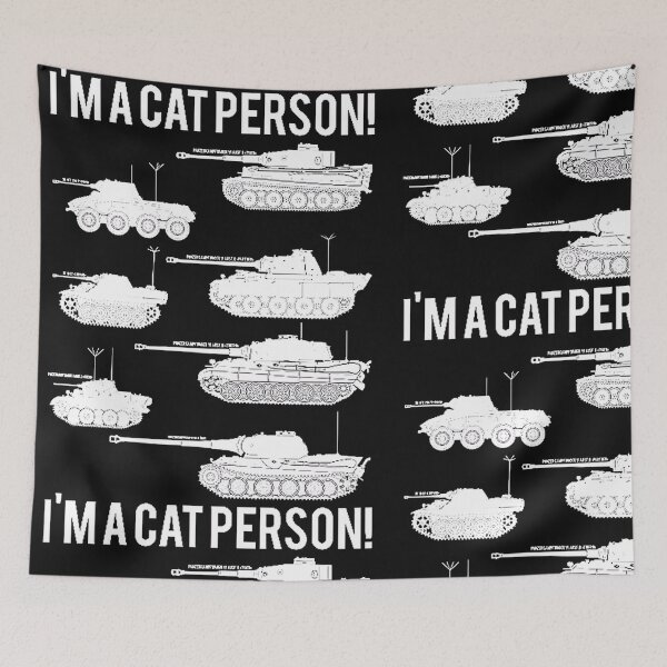 Item preview, Im a cat person (7 German cats) designed and sold by Heim David.