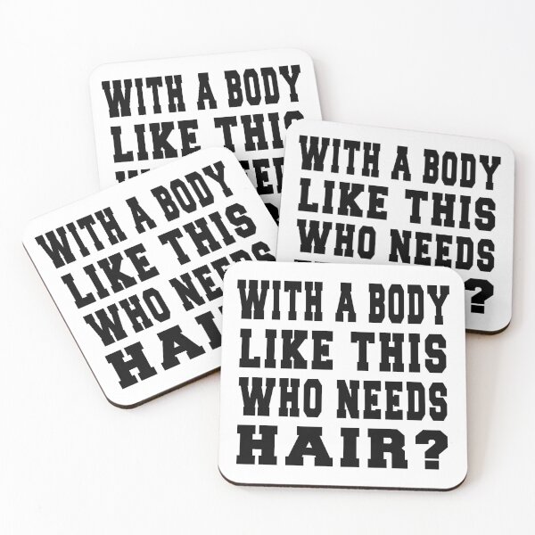 Item preview, with a body like this who needs hair? designed and sold by bahdsgraphic.