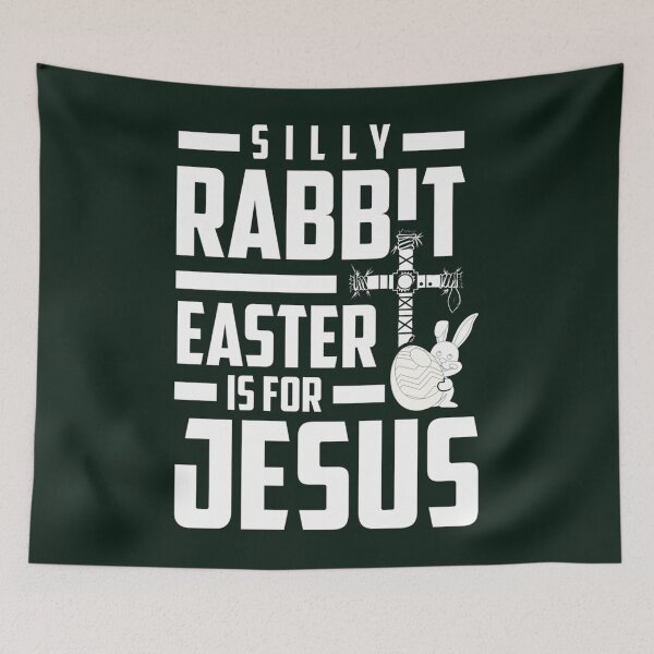 Item preview, Silly Rabbit Easter Is For Jesus Matching Gift           designed and sold by AlemaArtPrint.