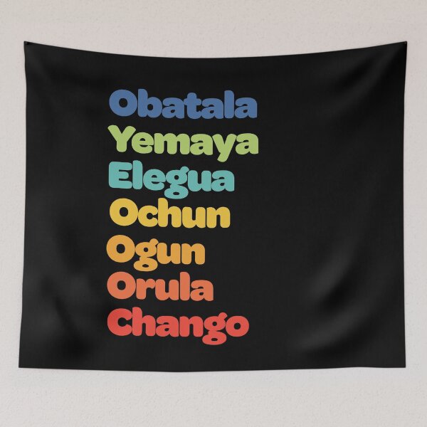 Item preview, 7 African Powers Orisha Santeria Cuba Religion designed and sold by Rustic Valley Studio.