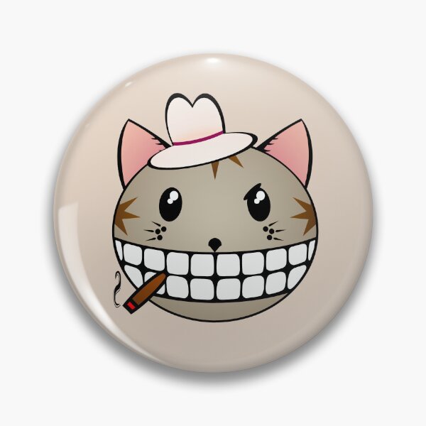 Item preview, Gangster Kitty - Grey Tabby designed and sold by RawSunArt.