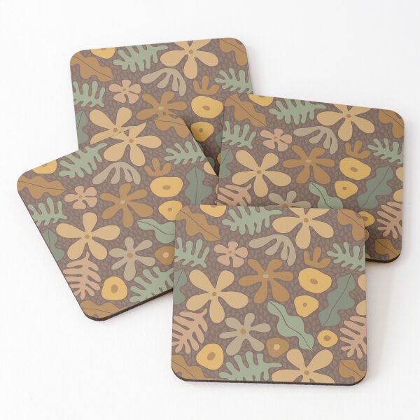 Item preview, Boho Tropicals on Mocha designed and sold by latheandquill.