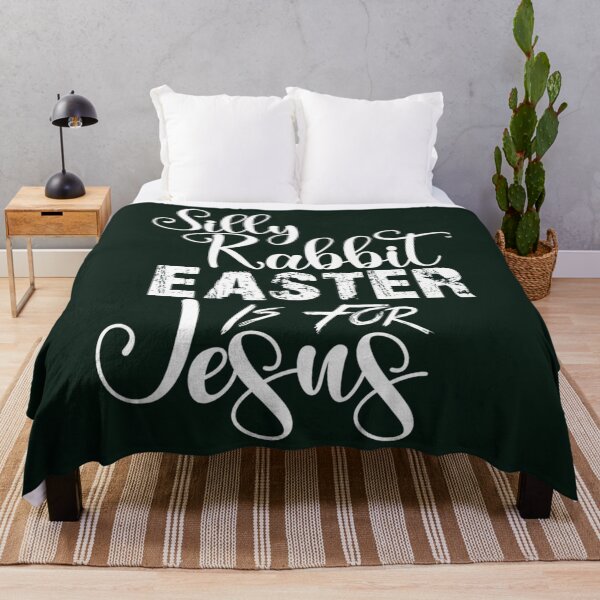 Item preview, Silly Rabbit Easter Is For Jesus, funny christians gifts, Cute Easter clothing for Christians (4) designed and sold by AlemaArtPrint.