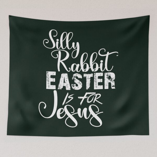 Item preview, Silly Rabbit Easter Is For Jesus, funny christians gifts, Cute Easter clothing for Christians (4) designed and sold by AlemaArtPrint.