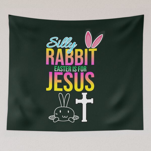 Item preview, Silly Rabbit Easter Is For Jesus, funny christians gifts, Cute Easter clothing for Christians (5) designed and sold by AlemaArtPrint.
