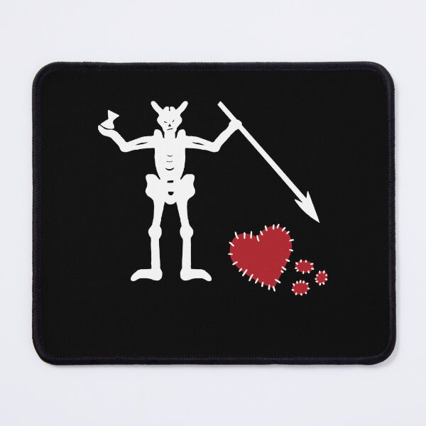 Item preview, Broken Hearted Blackbeard's Flag  designed and sold by Christi-Dixon.