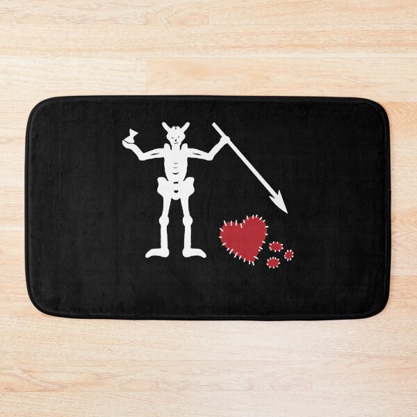 Item preview, Broken Hearted Blackbeard's Flag  designed and sold by Christi-Dixon.