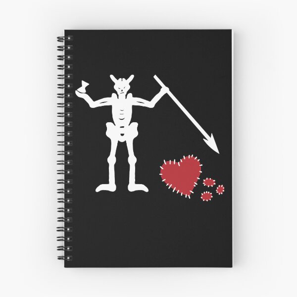 Item preview, Broken Hearted Blackbeard's Flag  designed and sold by Christi-Dixon.