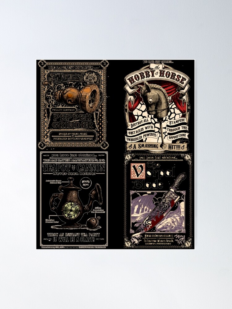  Weapons Cards- Alice Madness Returns Photographic