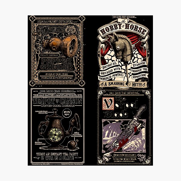 Weapons Cards- Alice Madness Returns Tapestry for Sale by UniFilmmaker