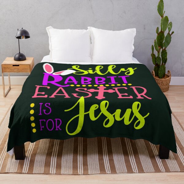 Item preview, Silly Rabbit EASTER Is For JESUS. designed and sold by AlemaArtPrint.