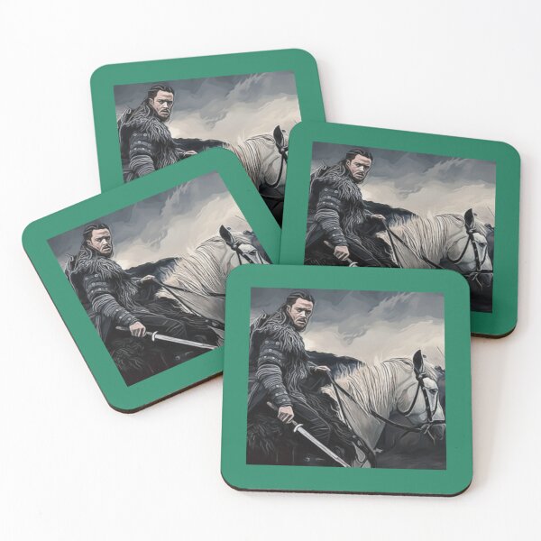 Item preview, The Last Kingdom, Uhtred of Bebbanburg, riding his horse -  art, gift   designed and sold by GoldenRushDesi.