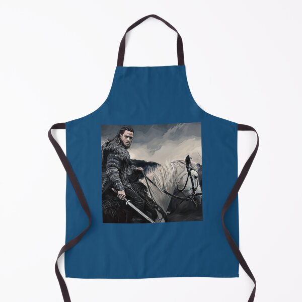 Item preview, The Last Kingdom, Uhtred of Bebbanburg, riding his horse - art, gift designed and sold by GoldenRushDesi.