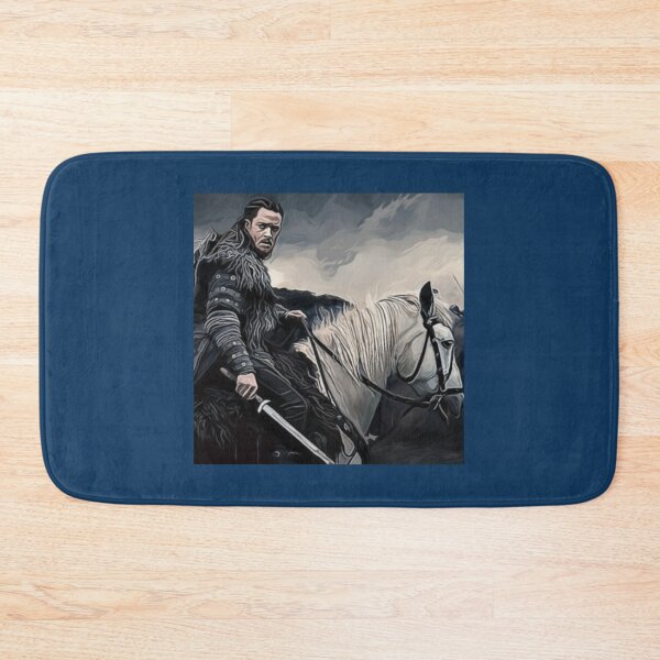 Item preview, The Last Kingdom, Uhtred of Bebbanburg, riding his horse -  art, gift   designed and sold by GoldenRushDesi.