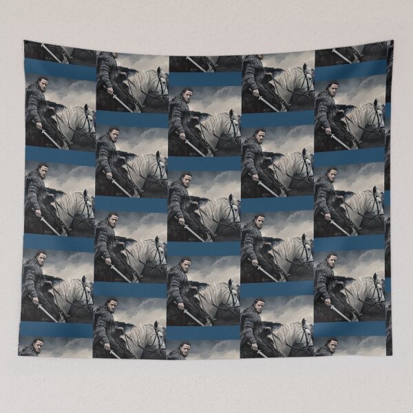 Item preview, The Last Kingdom, Uhtred of Bebbanburg, riding his horse -  art, gift   designed and sold by GoldenRushDesi.