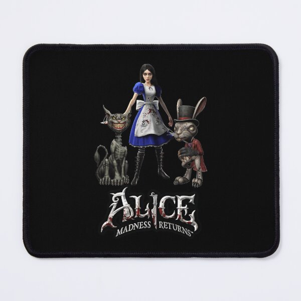 Alice: Madness Returns-Alice Liddell, Cheshire Cat, White Rabbit | Art  Board Print